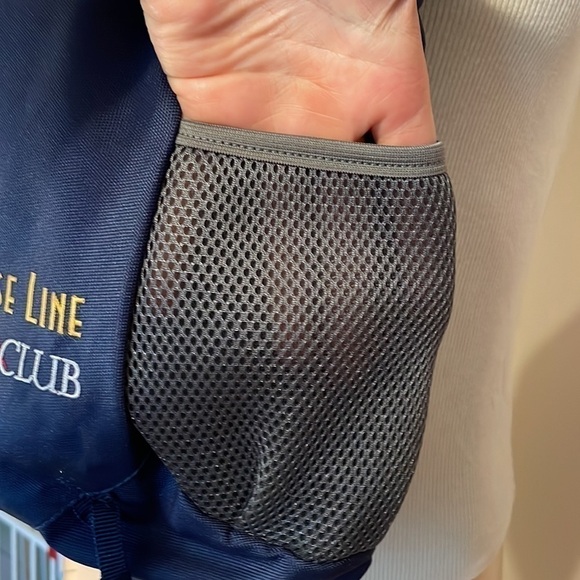 Disney backpack sling bag  blue grey travel wdw cruise line castaway club zip - Picture 5 of 8